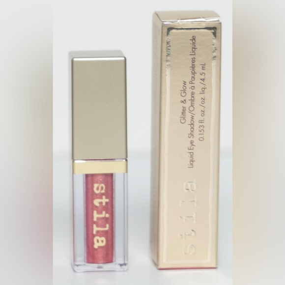 Stila Magnificent Metals Glitter & Glow Liquid Eye Shadow in Tulip Twinkle - Picture 3 of 4